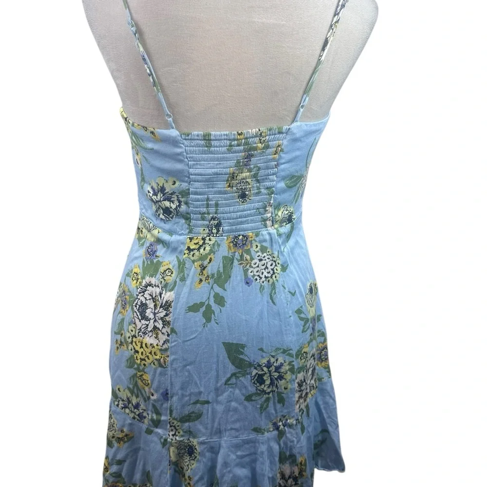 ⭐️Host Pick ⭐️Free People light blue spaghetti strap dress size medium - Picture 3 of 16